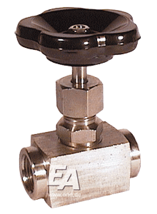 Игольчатый клапан Nadelventil 1/2", PN630, Außengewinde, Edelstahl 1.4571/PTFE