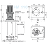 Насос IM 110, PVDF, 1250 ММ, 1,1 кВт
