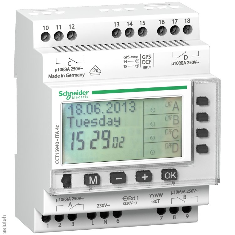 Реле времени ITA 4 канала программируемое (CCT15940)
